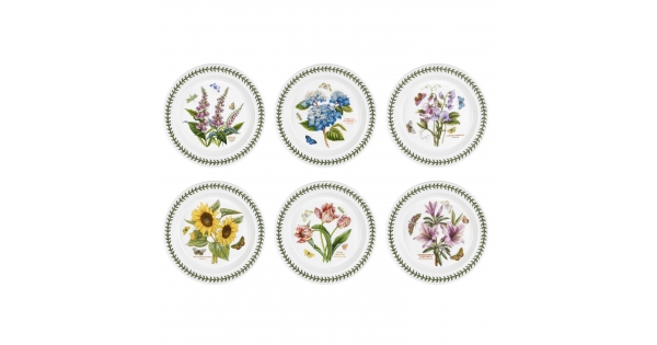 Set of 5 Portmeirion 10.5” Botanic Garden on sale Dinner Plates